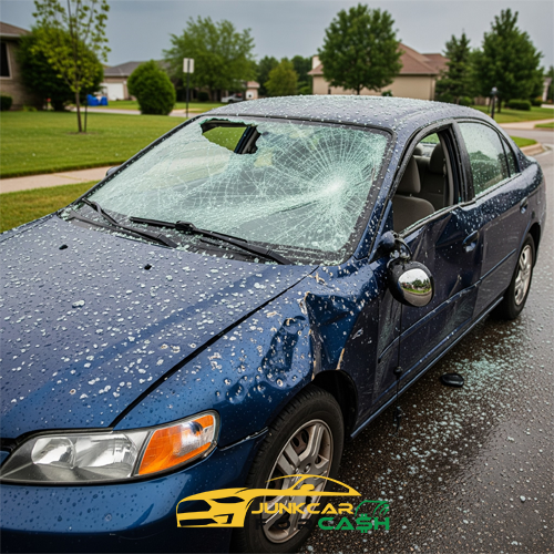 How to sell a hail damaged car