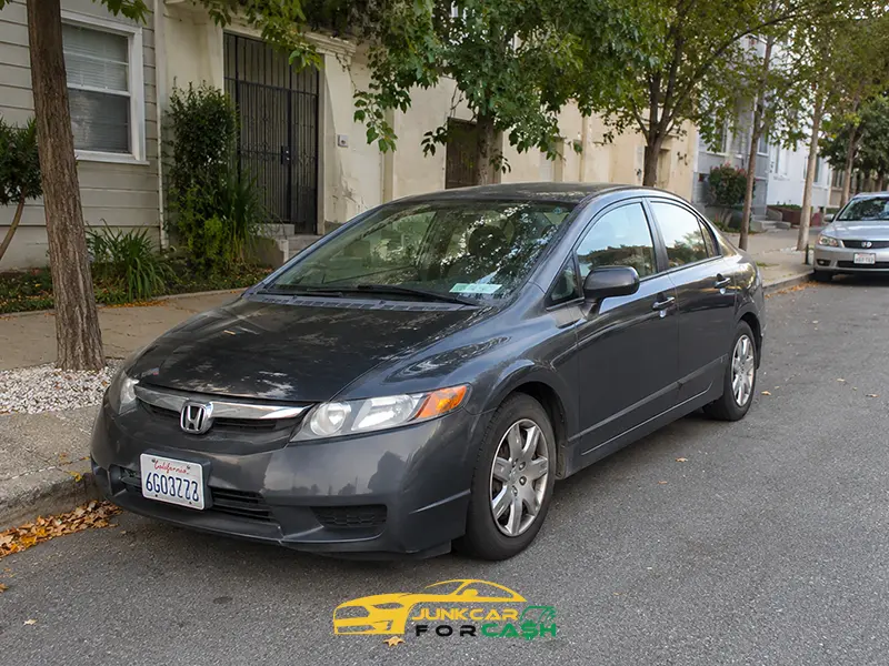 A parked Honda