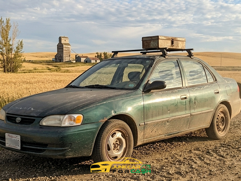 A toyota Used up