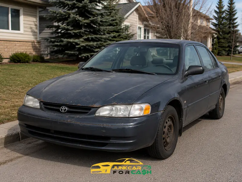 A toyota Red Deer