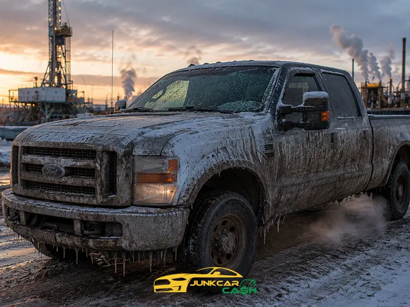 Cold and Oil Patch Work Do to Vehicles in Fort McMurray