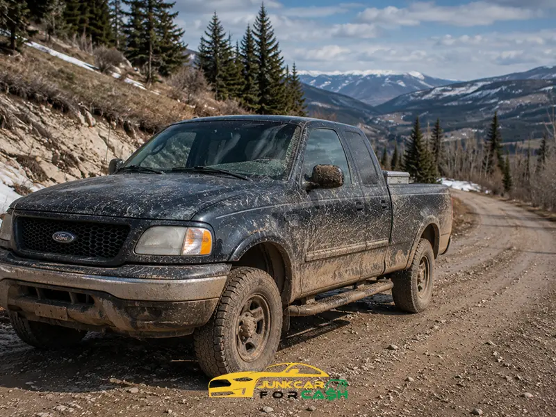 Foothills Roads and Hard Use Do to Vehicles Around Water Valley