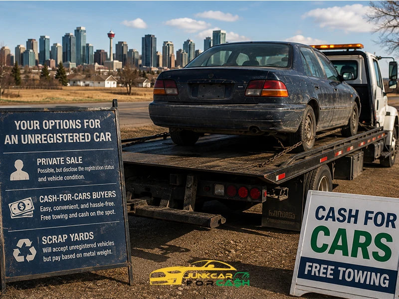 Selling an Unregistered Car in Calgary: Your Options