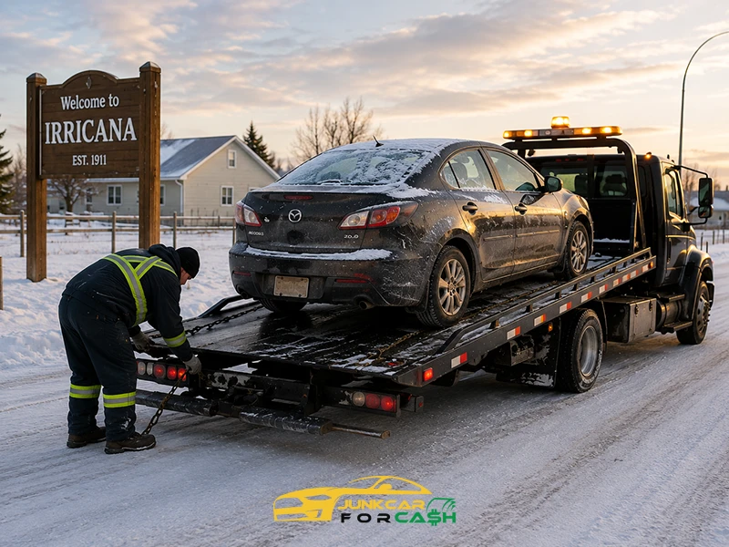 A Car That Won't Start in the Cold in Irricana