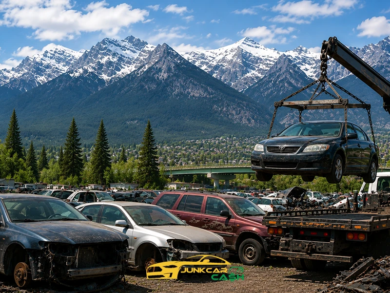 Junk Yard in Canmore